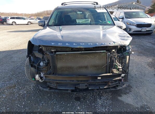 5XYP3DHC7NG228414 2022 KIA TELLURIDE Серебряный Вид задней части салона