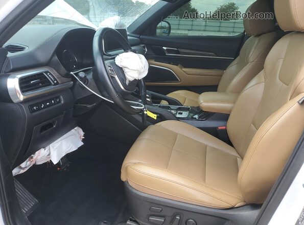 5XYP54HC1NG302615 2022 KIA TELLURIDE White Вид салону спереду
