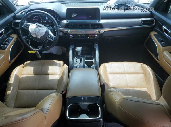 5XYP54HC1NG302615 2022 KIA TELLURIDE White Вид панелі приладів
