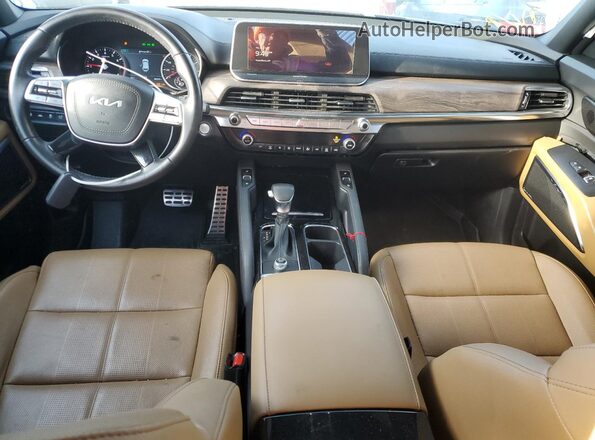 5XYP54HC3NG269276 2022 KIA TELLURIDE Black Вид панелі приладів