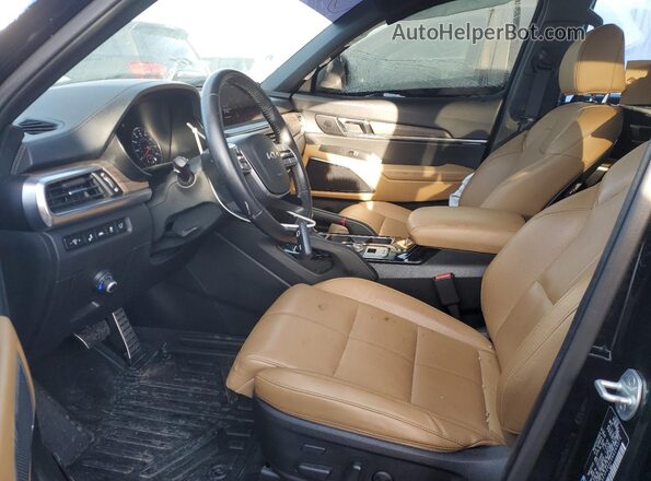 5XYP54HC3NG269276 2022 KIA TELLURIDE Black Вид салону спереду