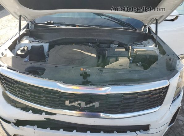 5XYP54HC6NG296178 2022 KIA TELLURIDE White Вид підкапотного простору