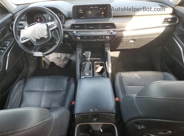 5XYP54HC6NG296178 2022 KIA TELLURIDE White Вид панелі приладів