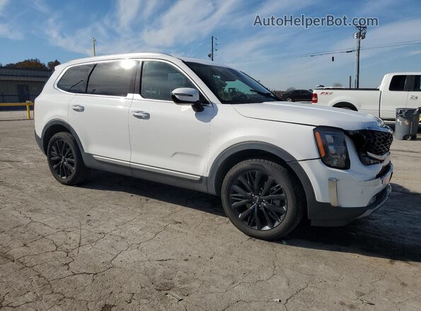 5XYP54HC6NG296178 2022 KIA TELLURIDE White Передня права чверть