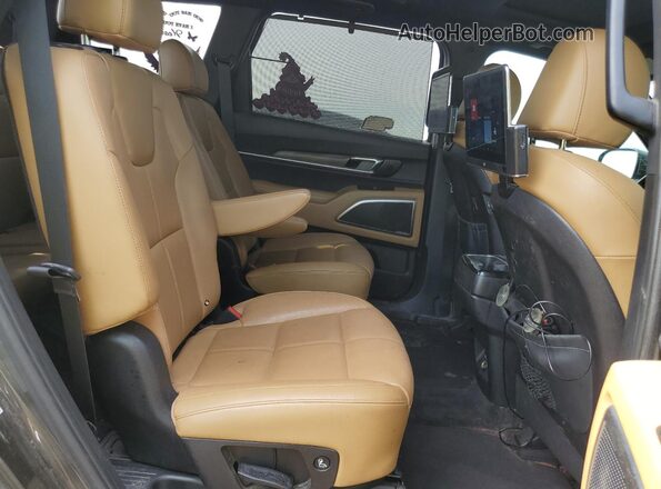 5XYP54HC7NG205127 2022 KIA TELLURIDE Gray Widok wnętrza z tyłu