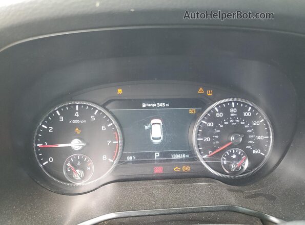 5XYP54HC7NG205127 2022 KIA TELLURIDE Gray Widok zestawu wskaźników