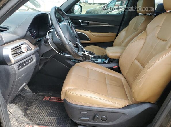 5XYP54HC7NG205127 2022 KIA TELLURIDE Gray Widok wnętrza z przodu