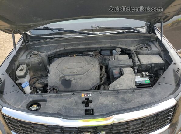 5XYP54HC7NG205127 2022 KIA TELLURIDE Gray Widok komory silnika