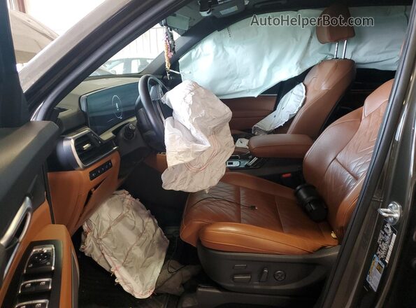 5XYP5DGC3RG501740 2024 KIA TELLURIDE Зеленый Вид салона спереди
