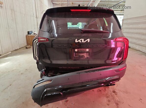 5XYP5DHC3NG293058 2022 KIA TELLURIDE Black Вид ззаду
