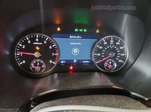5XYP5DHC3NG293058 2022 KIA TELLURIDE Black Вид щитка приладів