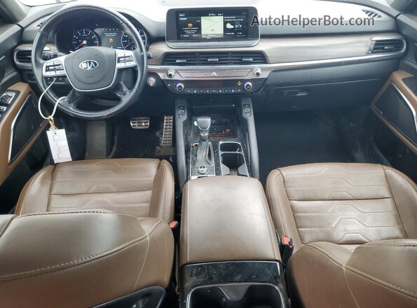 5XYP5DHC6LG031824 2020 KIA TELLURIDE White Widok deski rozdzielczej