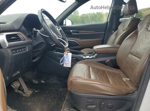 5XYP5DHC6LG031824 2020 KIA TELLURIDE White Widok wnętrza z przodu