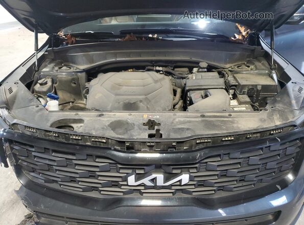 5XYP5DHC8NG302563 2022 KIA TELLURIDE Blue Շարժիչի բաժամունքի տեսք