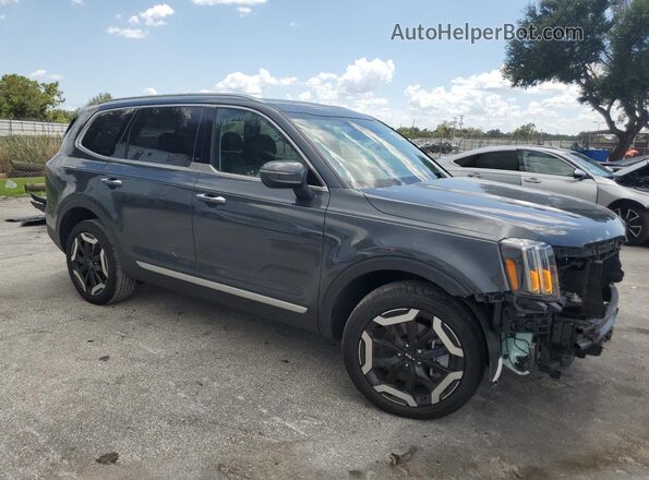 5XYP64GC8RG501729 2024 KIA TELLURIDE Gray Front right