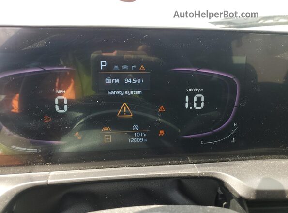 5XYP64GC8RG501729 2024 KIA TELLURIDE Gray Instrument cluster view