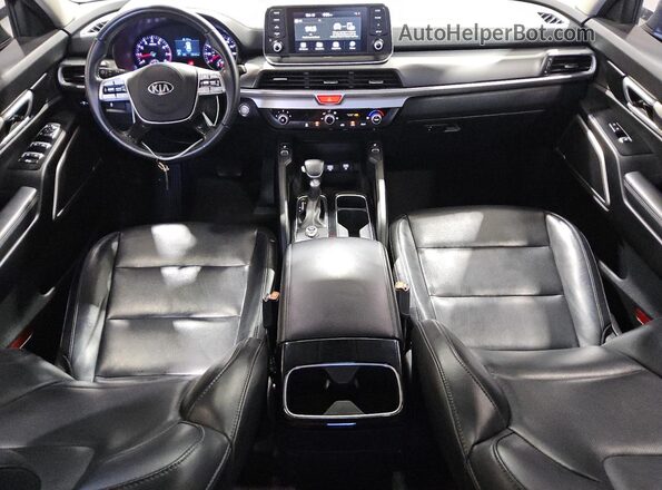 5XYP64HC1LG076019 2020 KIA TELLURIDE Серый Вид панели приборов