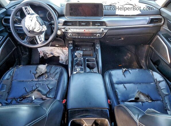 5XYP64HC5NG242187 2022 KIA TELLURIDE Черный Вид панели приборов