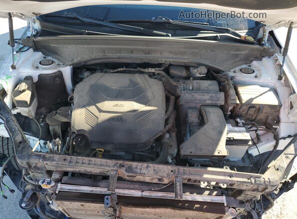 5XYP64HC6LG092796 2020 KIA TELLURIDE White Vista del compartimento del motor