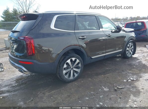 5XYP64HC6NG257894 2022 KIA TELLURIDE Brown Tył prawy