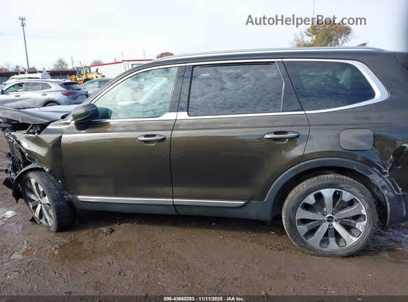 5XYP64HC6NG257894 2022 KIA TELLURIDE Brown 