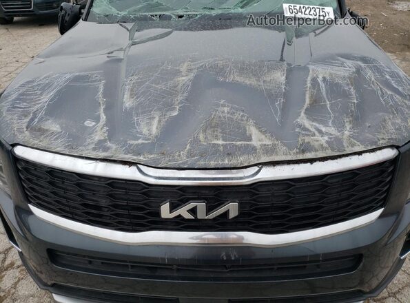 5XYP64HC9NG256884 2022 KIA TELLURIDE Gray Vista interior trasera