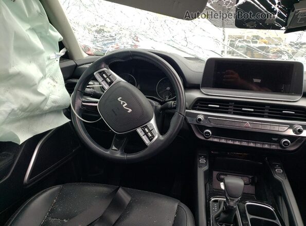 5XYP64HC9NG256884 2022 KIA TELLURIDE Gray Vista del cuadro de instrumentos
