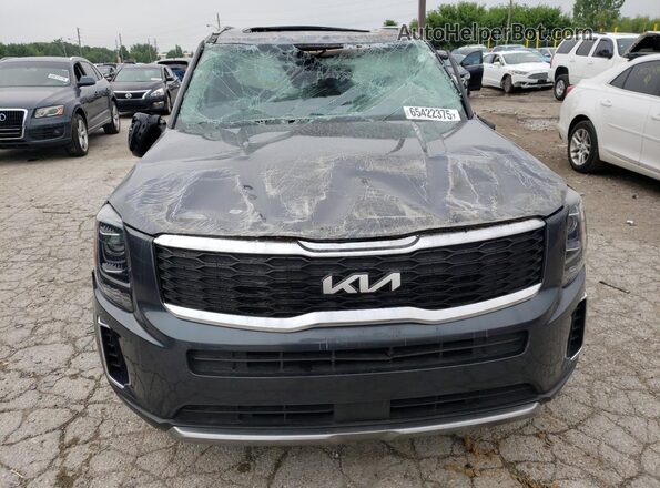 5XYP64HC9NG256884 2022 KIA TELLURIDE Gray Vista frontal