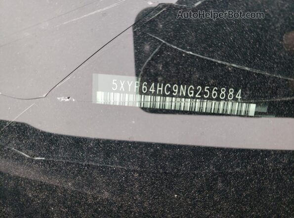 5XYP64HC9NG256884 2022 KIA TELLURIDE Gray Vista del compartimento del motor