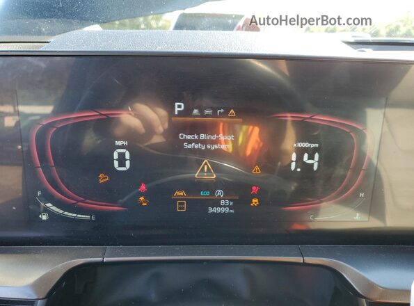 5XYP6DGC2RG533026 2024 KIA TELLURIDE Черный Вид щитка приборов