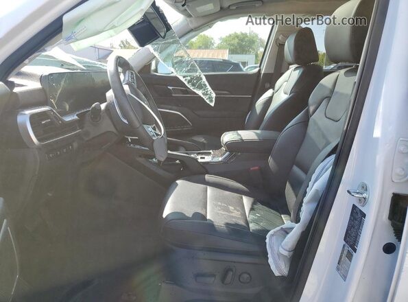 5XYP6DGCXSG570489 2025 KIA TELLURIDE White Widok wnętrza z przodu