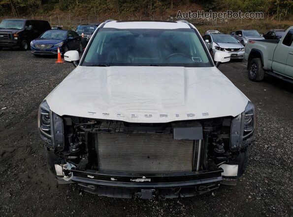 5XYP6DHC4NG263483 2022 KIA TELLURIDE Белый Вид спереди