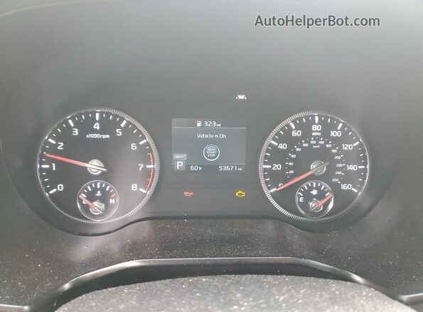 5XYP6DHC4NG263483 2022 KIA TELLURIDE Белый Вид щитка приборов