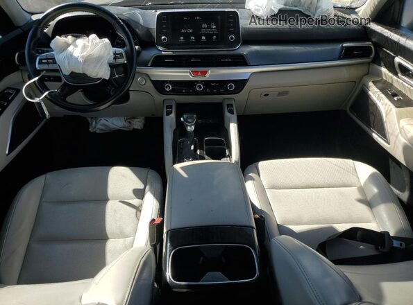 5XYP6DHC6LG057336 2020 KIA TELLURIDE Green Widok deski rozdzielczej