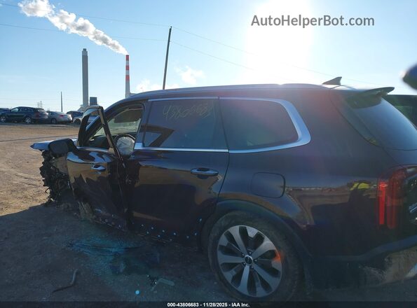 5XYP6DHC9NG200699 2022 KIA TELLURIDE Burgundy 