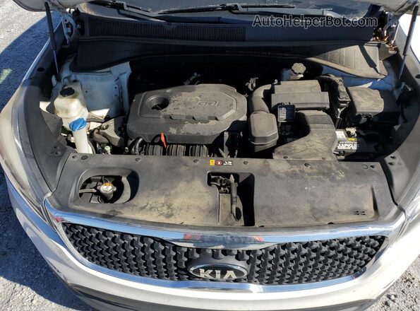 5XYPG4A39GG047798 2016 KIA SORENTO White ძრავის განყოფილების ხედი
