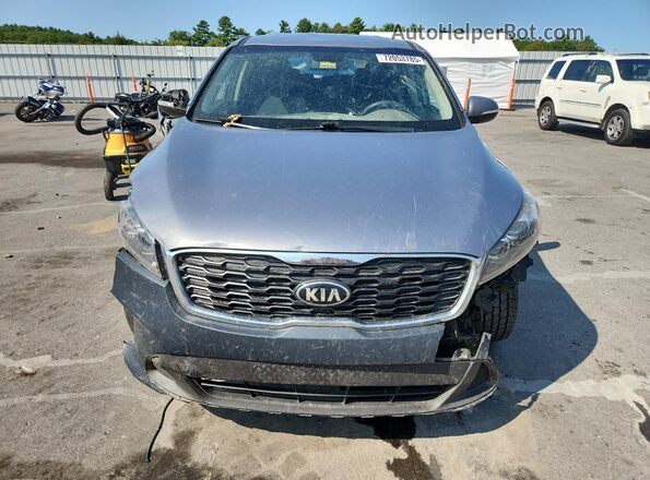 5XYPGDA59LG614331 2020 KIA SORENTO Gray Դիմացի տեսք