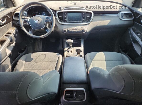 5XYPGDA59LG614331 2020 KIA SORENTO Gray Առջևի վահանակի տեսք