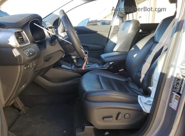 5XYPH4A54LG696076 2020 KIA SORENTO Серый Вид салона спереди