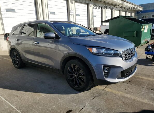 5XYPH4A54LG696076 2020 KIA SORENTO Серый Передняя правая четверть