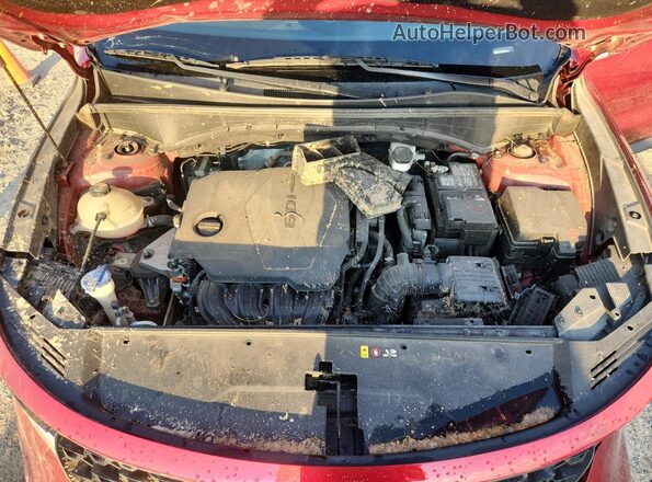 5XYRG4LC0NG083205 2022 KIA SORENTO Red Շարժիչի բաժամունքի տեսք
