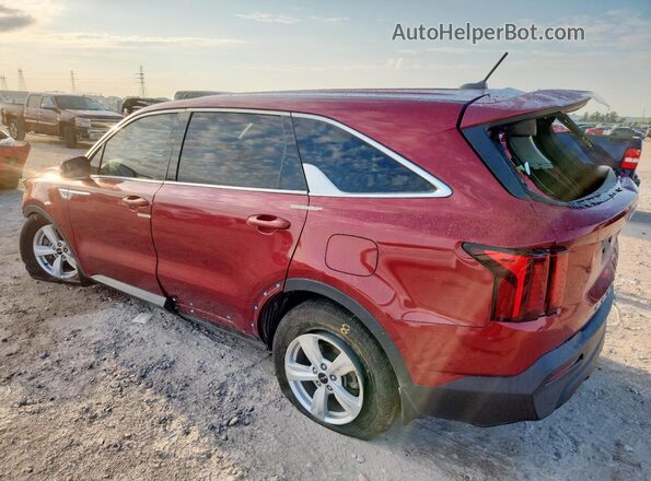 5XYRG4LC0NG083205 2022 KIA SORENTO Red Հետևի ձախ