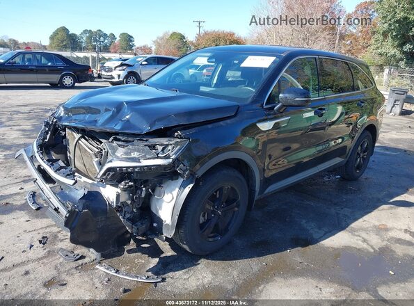 5XYRG4LC7NG143481 2022 KIA SORENTO Черный Передняя левая четверть