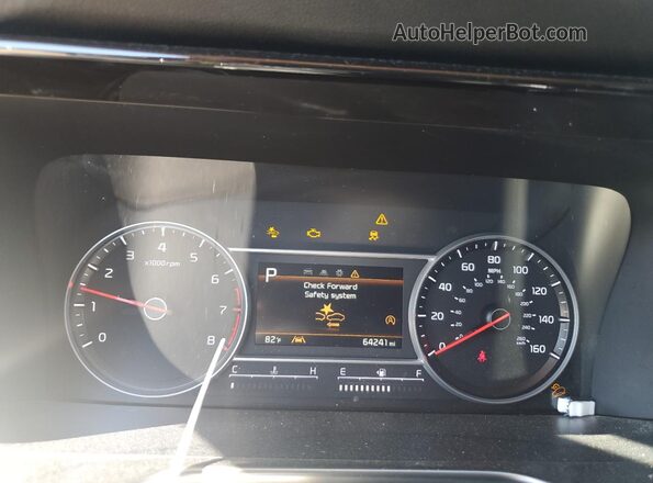 5XYRGDLC2NG124157 2022 KIA SORENTO Серый Вид щитка приборов