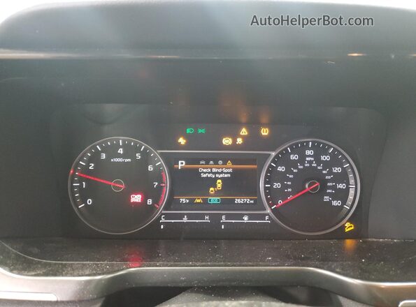 5XYRGDLC7PG178248 2023 KIA SORENTO Gray Instrument cluster view