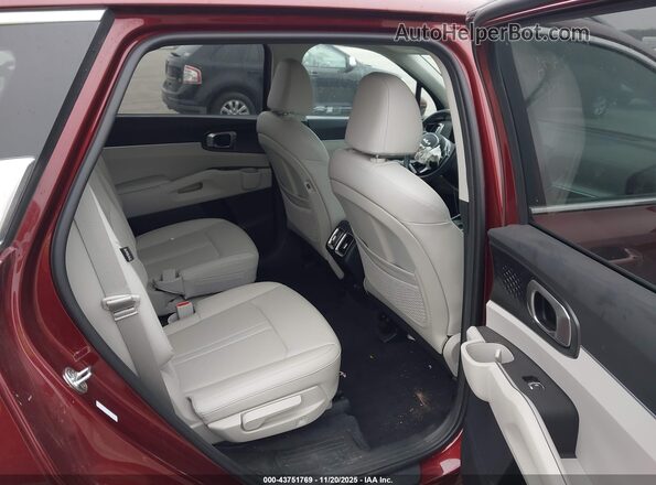 5XYRH4JF0RG274168 2024 KIA SORENTO Maroon VIN կոդի պիտակի տեսք