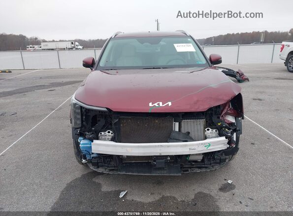 5XYRH4JF0RG274168 2024 KIA SORENTO Maroon Սալոնի հետևի տեսք