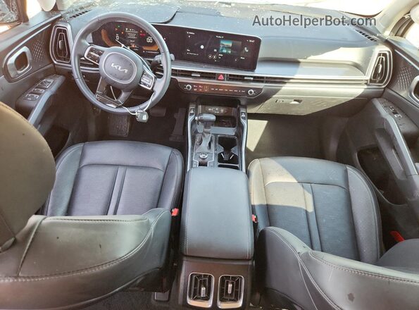 5XYRH4JF1RG307100 2024 KIA SORENTO Silver Widok deski rozdzielczej