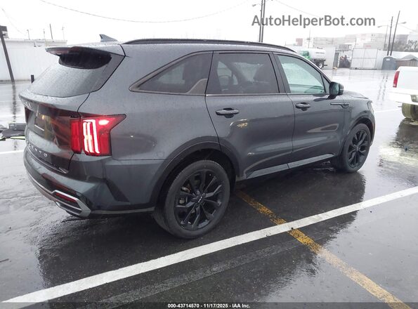 5XYRK4LF4NG088707 2022 KIA SORENTO Black Հետևի աջ