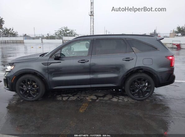 5XYRK4LF4NG088707 2022 KIA SORENTO Black Սալոնի 360 աստիճան տեսք